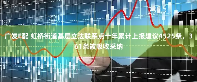 广发E配 虹桥街道基层立法联系点十年累计上报建议4525条，361条被吸收采纳